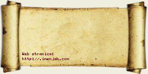 Nina Štrbanović vizit kartica